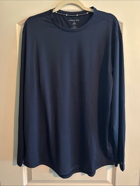 Kenneth Cole Navy Long-Sleeve Performance Crew